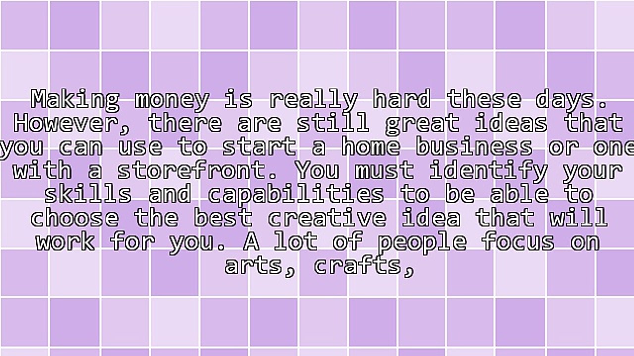 Five Creative Business Ideas