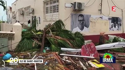 Ouragan Irma : scènes de dévastation sur l'île de Saint-Martin