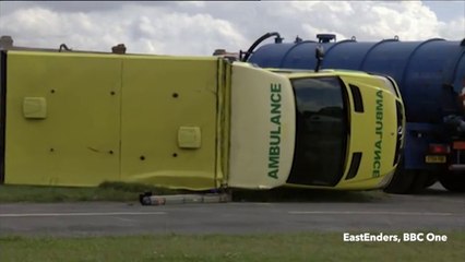 EastEnders 7 Sep 2017 ( Jane left to die in fire, a horror ambulance crash