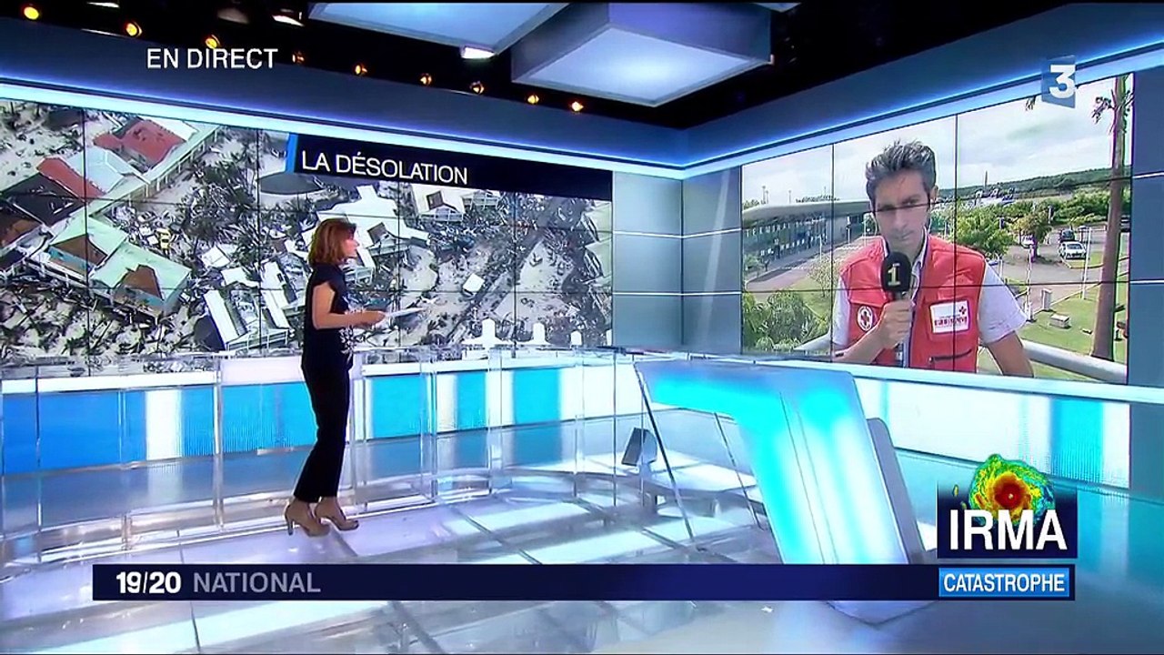 Irma : la difficile tâche des secours