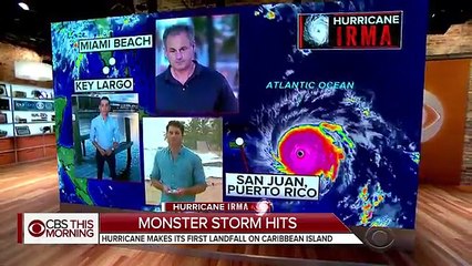 Breaking News! Hurricane Irma makes Landfall in Antigua & Barbuda Islands