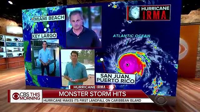 Breaking News! Hurricane Irma makes Landfall in Antigua & Barbuda Islands