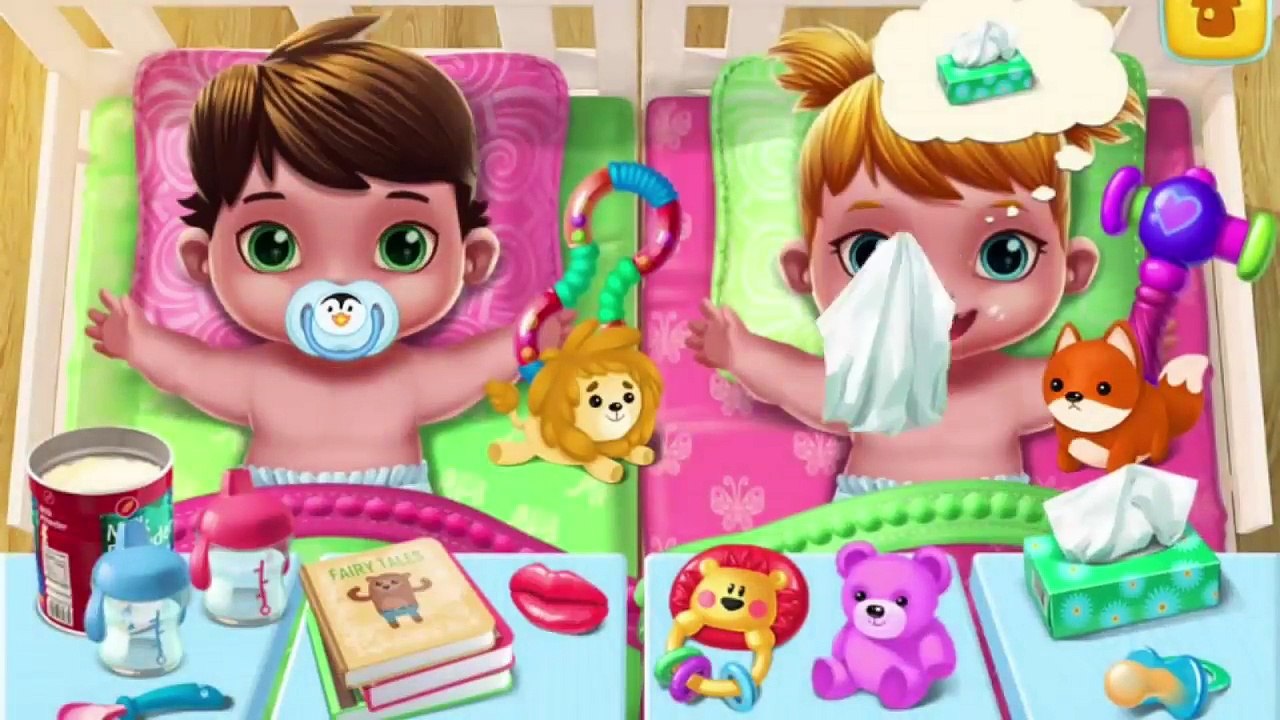 Baby Care - Fun Doctor Game For Kids - Baby Twins. Learning Cartoon for Kids. Learn Colors for Kids