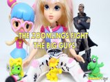 THE ZOOMLINGS FIGHT THE BIG GUYSTHE ZOMLINGS FIGHT THE BIG GUYS AVERY MOXIE GIRLZ BARBIE VIDEO GAME HERO NICK FURY PASCA