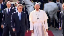 Papa Francis'ten Kolombiya'daki barış sürecine tam destek