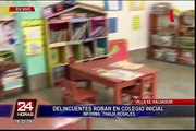 Villa El Salvador: durante madrugada delincuentes roban centro de educación inicial