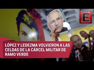 Crece la tensión en Venezuela por el encarcelamiento de líderes opositores