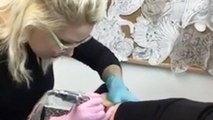 Surprising A Tattoo Artist With A Special Gender Reveal