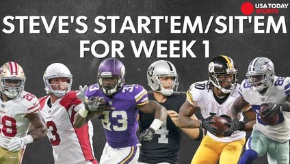 Fantasy football Week 1: Start 'em, sit 'em