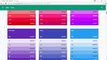 Agregar y Androide Fondo cambio de Desarrollo diseño texto tutoriales con 10 colores