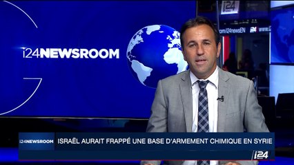 Israël aurait frappé une base d'armement chimique en Syrie