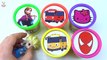 Сups Stacking Toys Play Doh Bottles Clay Tayo Bus Frozen Elsa Spiderman Superhero Family N