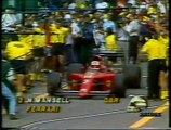 Gran Premio del Portogallo 1990: Uscita di Mansell, pit stop dei primi e ritiro di Boutsen