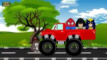Homme chauve-souris enfants des œufs pour enfant monstre Nouveau homme araignée super-héros camions carcajou surprise