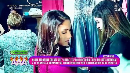 Isabel Acevedo manda carta notarial a Karla Tarazona pero todo sale mal
