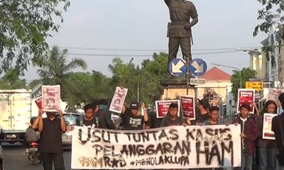 Mahasiswa Tuntut Pemerintah Buka Dokumen TPF Kasus Munir