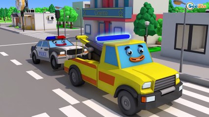 La Voiture de police Curieux 30 minutes COMPILATION | Dessin animé pour les enfants