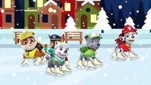 Paw Patrol Five Little Puppies Skating in the Park Nursery Rhyme Song for Toddlers
