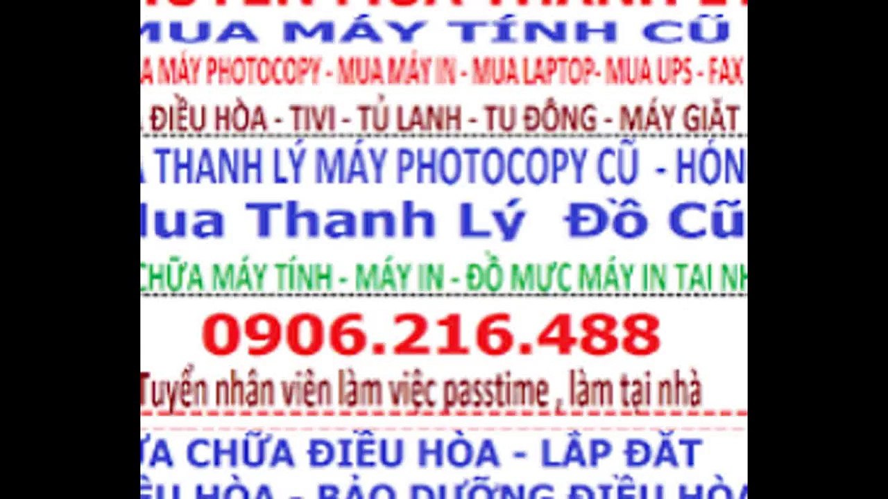 MUA THANH LY DIEU HOA,may giat ,tu lanh - Mua thanh ly may tinh , may in , may photocopy , do cu (4)