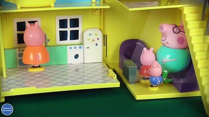 Maison maison papa de luxe maison boueux momie porc théâtre flaque Peppa playset nickelodeon la