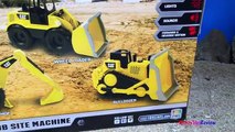CAT JOB SITE MIGHTY MACHINE DUMP TRUCK SAND PLAY - REMOTE CONTROL CONSTRUCTION TOYS FOR KI