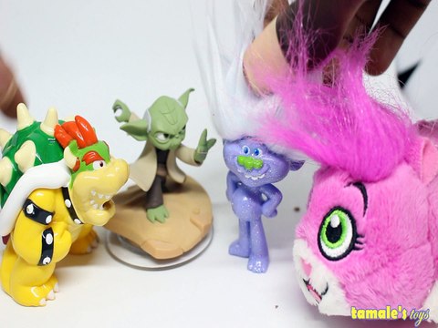 GUY DIAMOND IS MOVING TOWN WITH SOPHIE TROLLS MOVIE BOWSER YODA ZHU ZHU PETS Toys BABY Videos, DREAMWORKS , SUPER MARIO