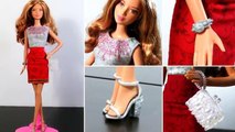 Como fazer saia reta de cintura alta para barbie e outras bonecas♥