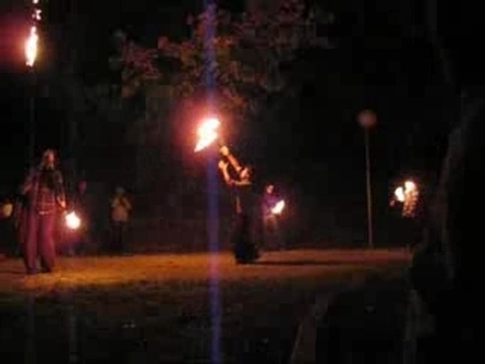 llano : Poï, Bolas session feu - Mirabel et Blacons - 10 07