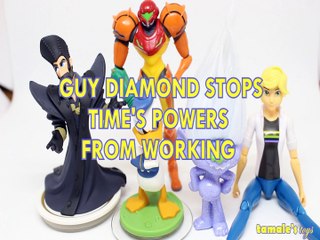 GUY DIAMOND STOPS TIME'S POWERS FROM WORKING TROLLS MOVIE SAMUS DONALD DUCK ADRIEN TOYS , MIRACULOUS LADYBUG , ALICE THR