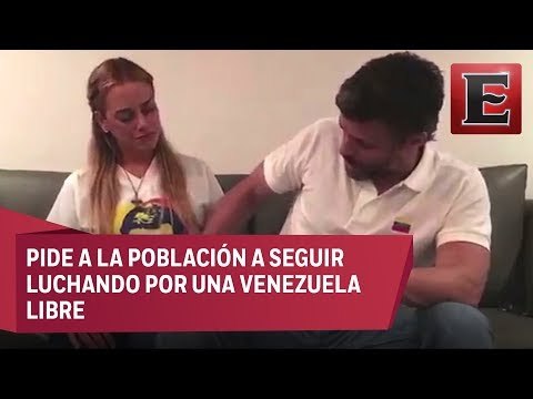 Leopoldo López confirma el embarazo de su esposa Lilian Tintori