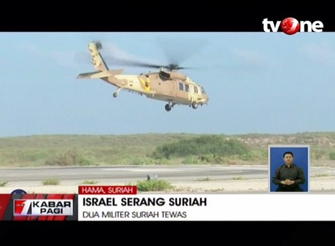 Israel Tembakkan Rudal ke Suriah, 2 Anggota Militer Tewas