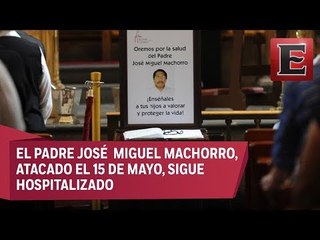 Confirman muerte cerebral del sacerdote apuñalado en Catedral