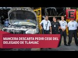 Suspenden ocho establecimientos por venta irregular de autopartes en Tláhuac