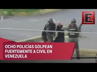 Brutalidad policiaca contra civiles en Venezuela