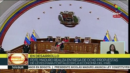 Maduro presenta a ANC Ley que creará Unidad Tributaria Punitiva