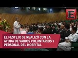 Festejan a quinceañeras en Hospital Infantil de México