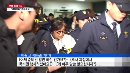 "억울하다"던 최순실, 조사 뒤엔 '묵묵부답' / YTN (Yes! Top News)