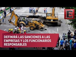 SFP deslindará responsabilidades por socavón en Paso Express: SCT