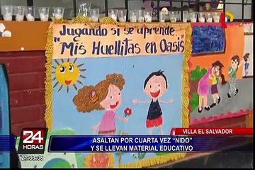Delincuentes asaltan por cuarta vez centro de educación inicial en VES