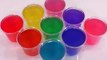 DIY How to Make Rainbow Colors Soju Cup Pudding Jelly Recipe Learn Colors 레인보우 소주컵 푸딩 젤리