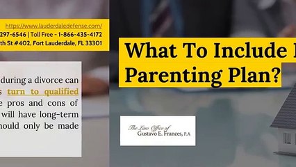 What to Include In Your Parenting Plan?