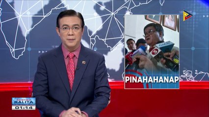 Taxi driver na umano'y hinoldap ni Carl Arnaiz, pinahahanap ng DOJ