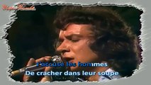 Michel Sardou -  J'accuse KARAOKE / INSTRUMENTAL