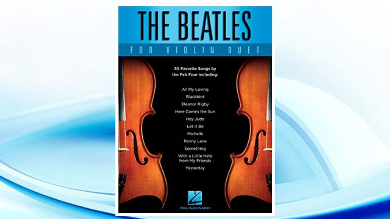 Download PDF The Beatles for Violin Duet FREE