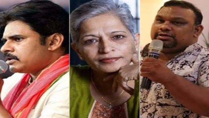 Pawan Trolled by Netizens పవన్‌కు ఆమె పేరు తెలియదా?: 'మహేష్ కత్తిని బెదిరించడం లంకేష్ హత్య లాంటిదే