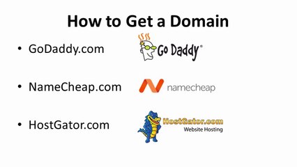 11- How To Get A Domain Name