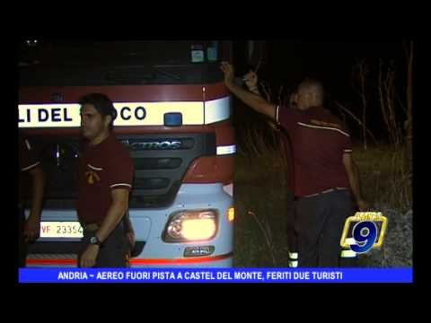 ANDRIA | Aereo fuori pista a Castel del Monte, feriti due turisti stranieri