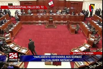 Luis Galarreta respalda solicitud de nulidad al fallo de 'ley antitránsfuga'