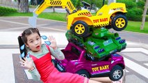 Bad Kids Driving Power Wheels Ride On Cars Johny Johny Yes Papa Song Nursery Rhymes for Children