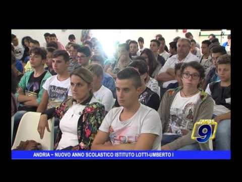 ANDRIA | Nuovo anno scolastico Istituto “Lotti-Umberto I”